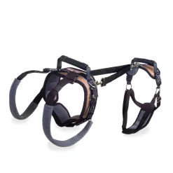 Dog lifting aid harness
