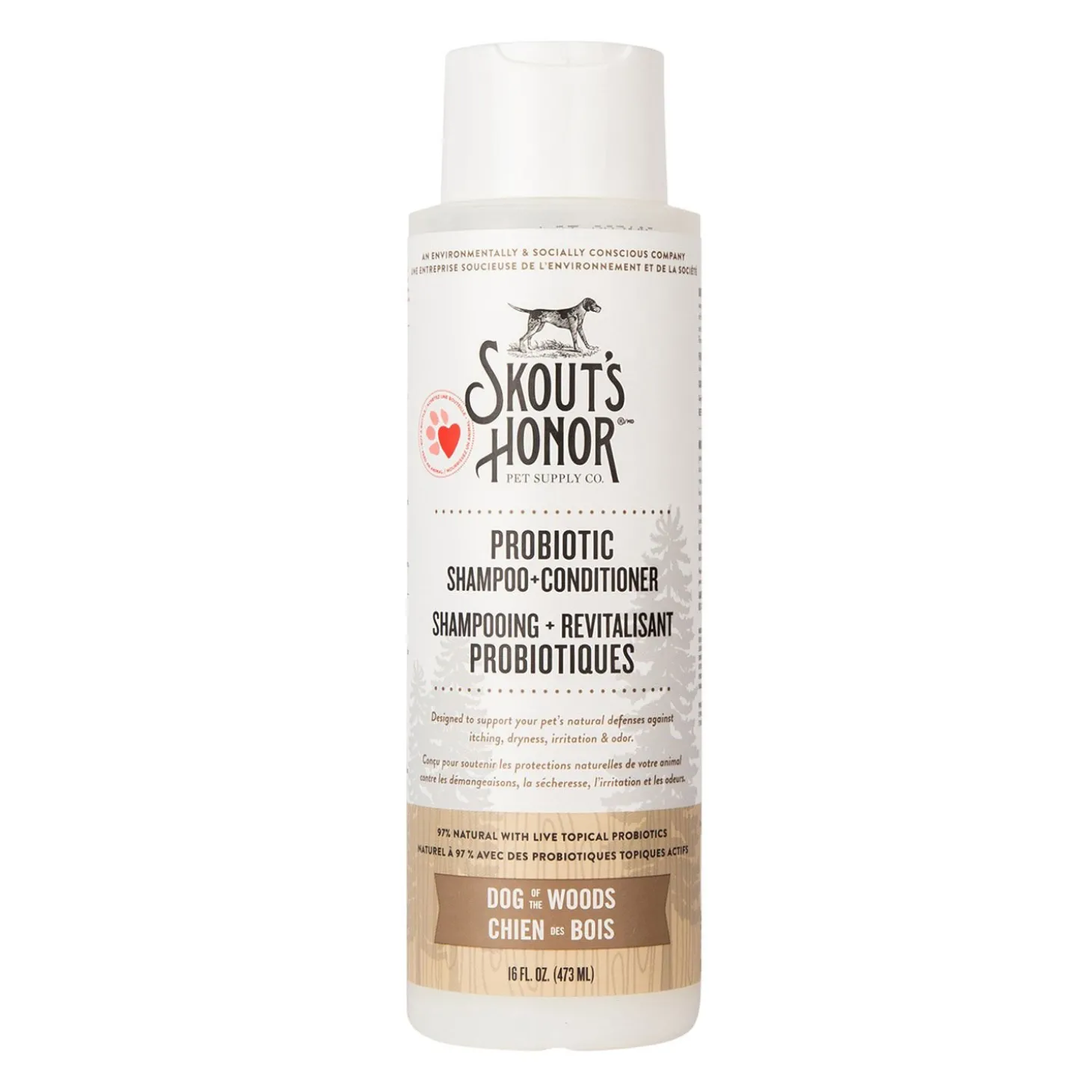 Dog of the Woods Probiotic Shampoo and Conditioner, 473 ml