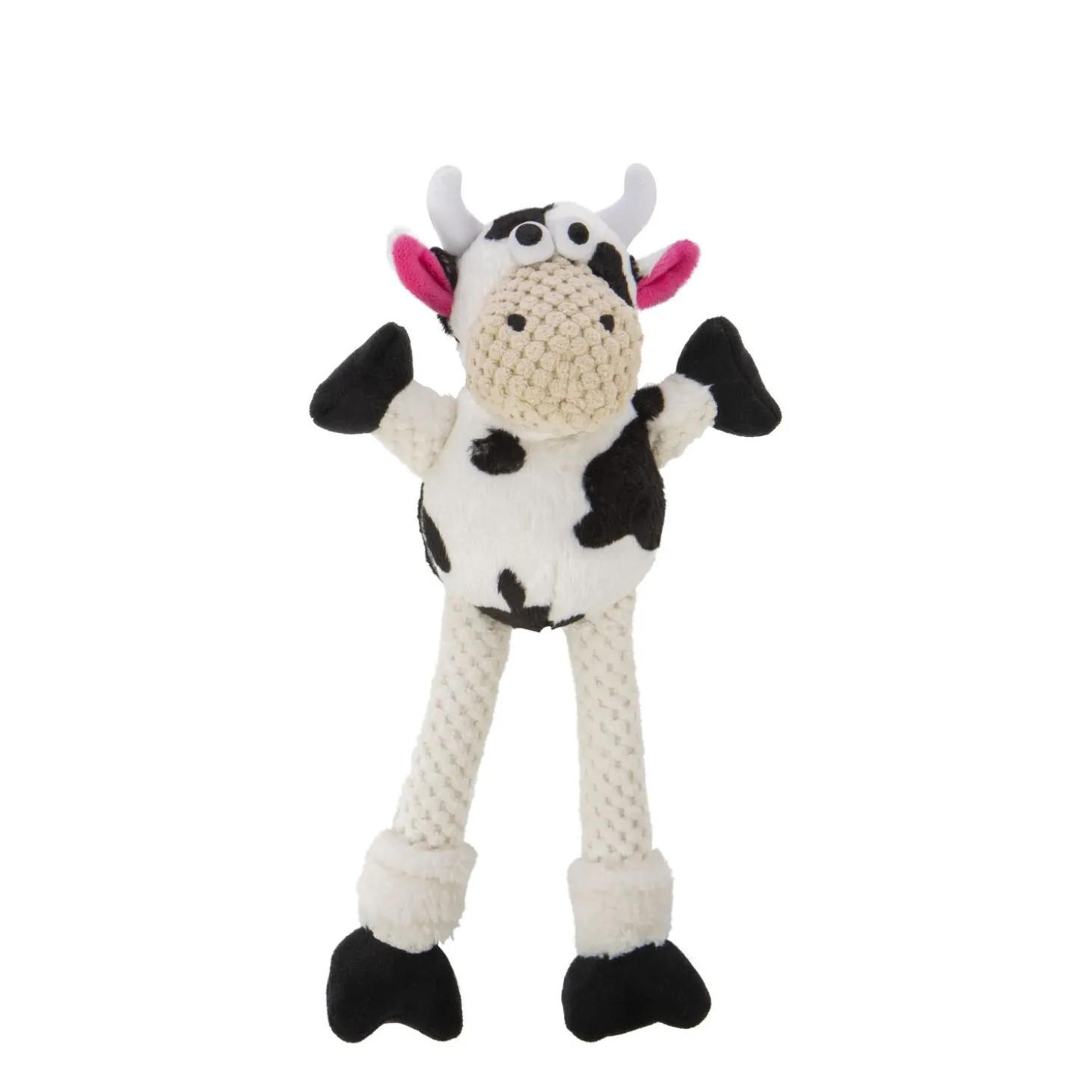 Dog plush toy, cow