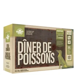 Dog Raw Food Fish Dinner, 1.8 kg