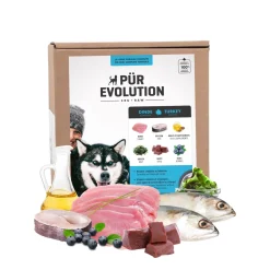 Dog Raw Food, Turkey and Fish