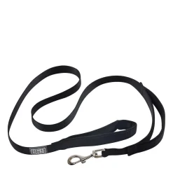 Double Handle Dog Leash, black