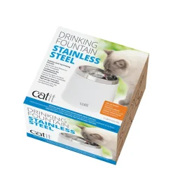 Drinking fountain with filter and stainless steel top, 2L