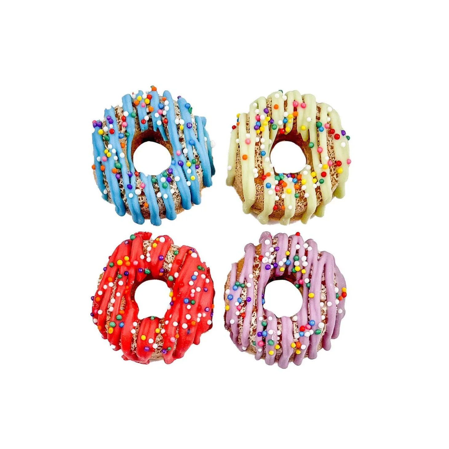 Drizzle & Fetti Donuts for Dogs