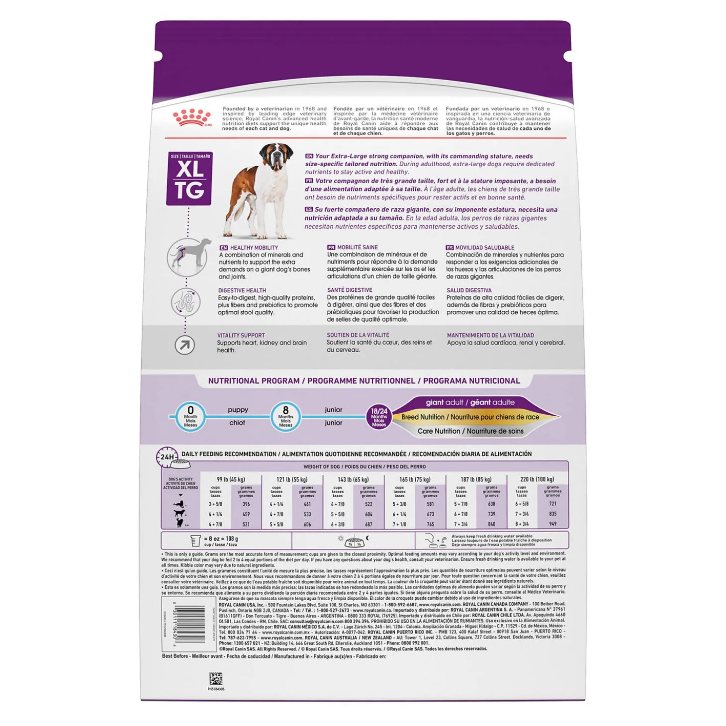 Dry Food for Giant Breed Adult Dogs