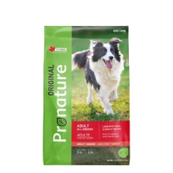 Dry food original lamb, peas and barley formula for adult dogs, 11.3kg
