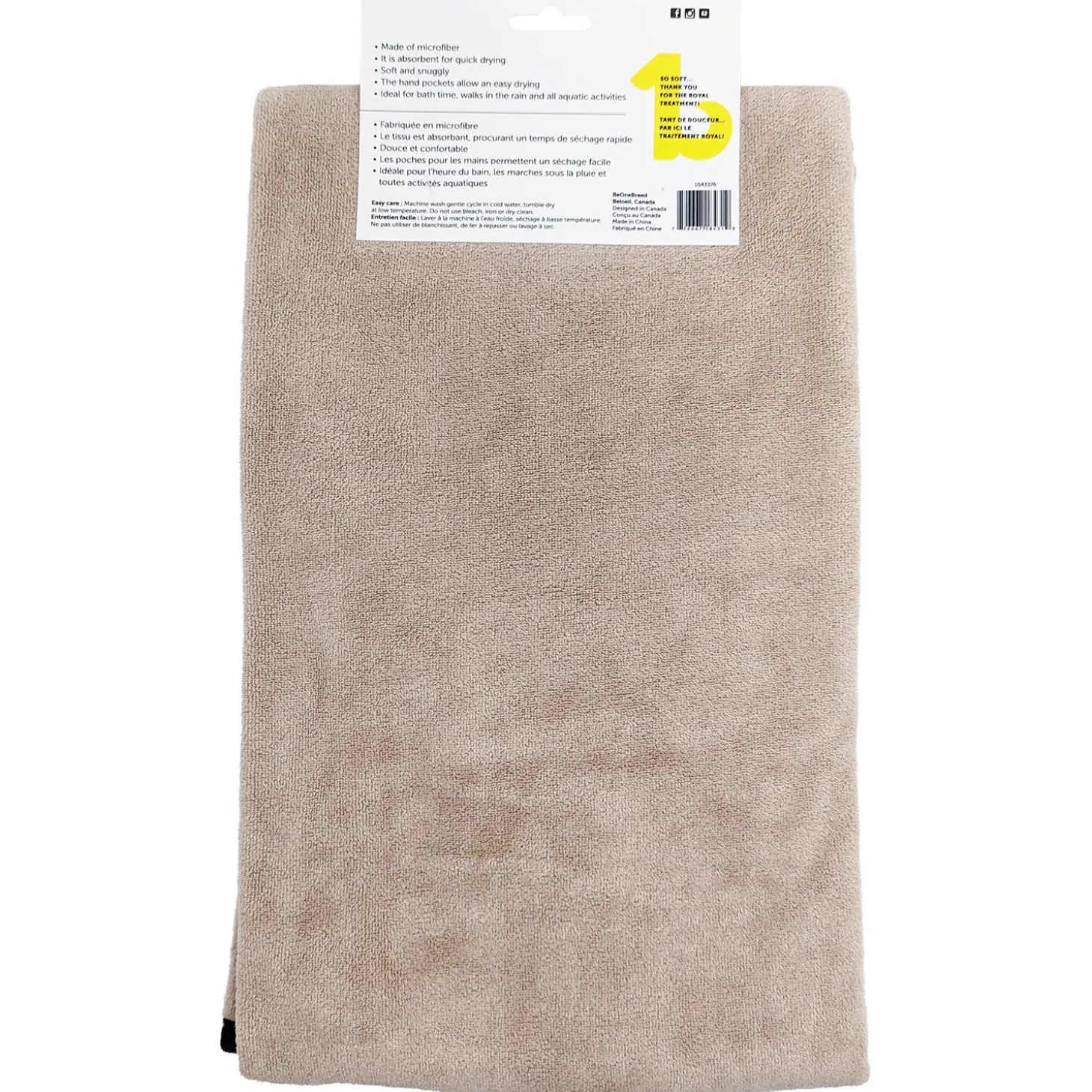 Drying Towel with Pocket