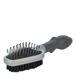 Dual brush for dogs and cats
