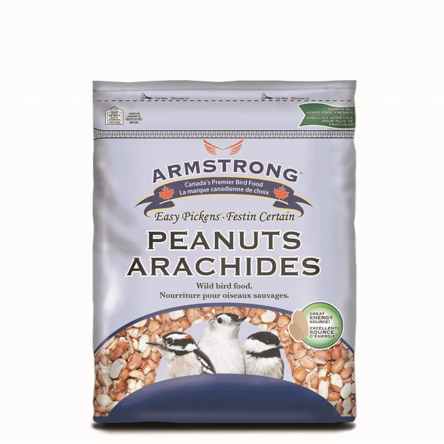 Easy Pickens bird food, peanut halves