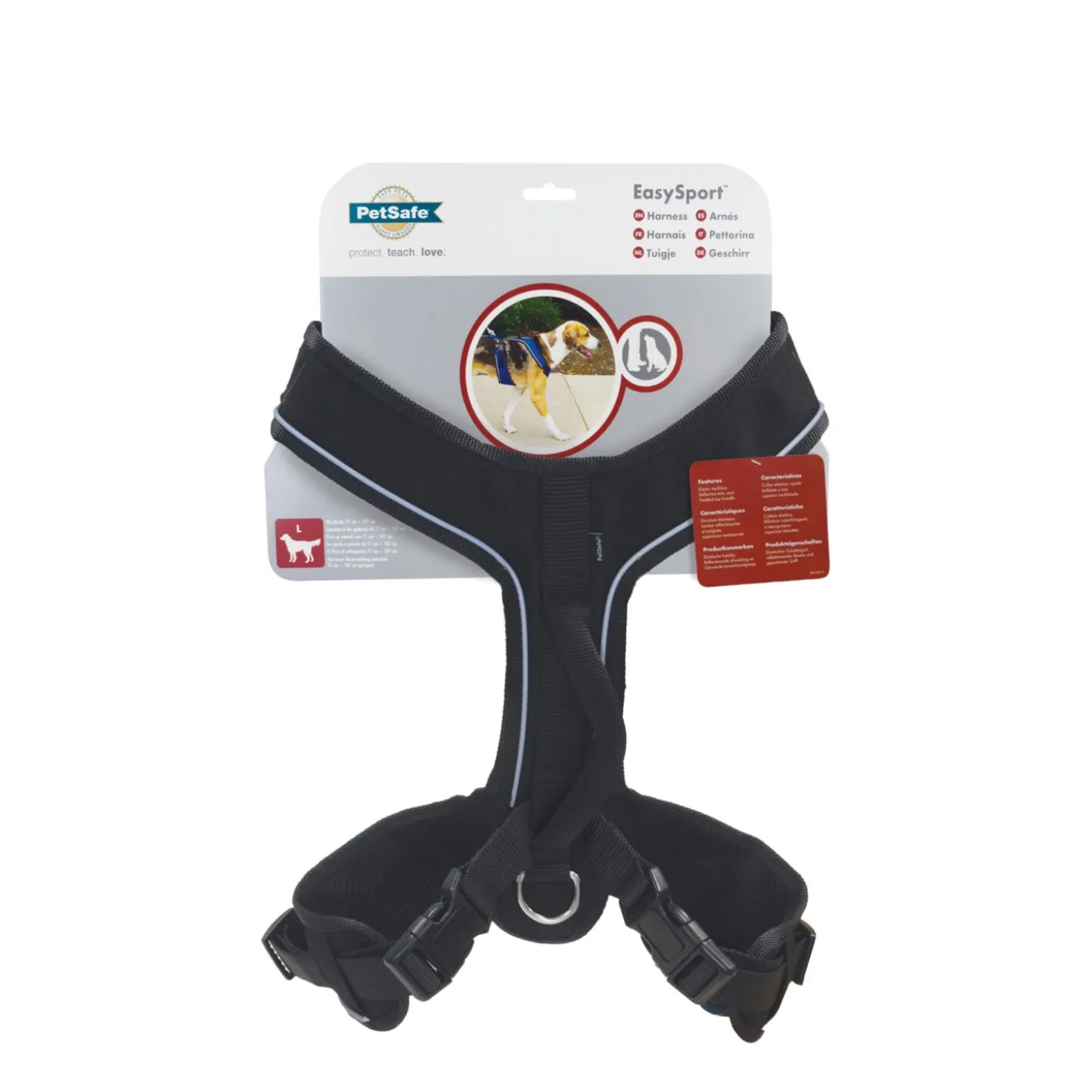 EasySport dog harness, black