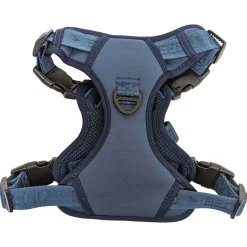 Embroidered Dog Harness, Teal