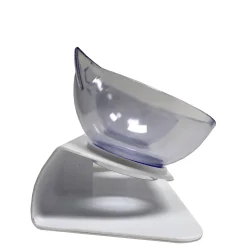 Ergonomic cat double bowl feeder