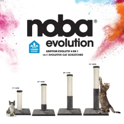 Evolutive Scratching Post, Grey and Beige