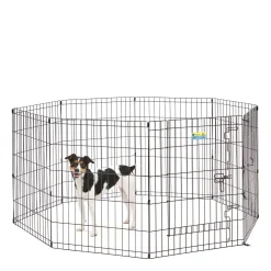Exercise pen with door for dogs