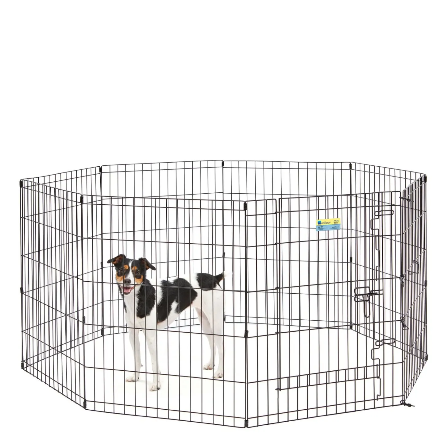 Exercise pen with door for dogs
