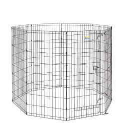 Exercise pen with door for dogs