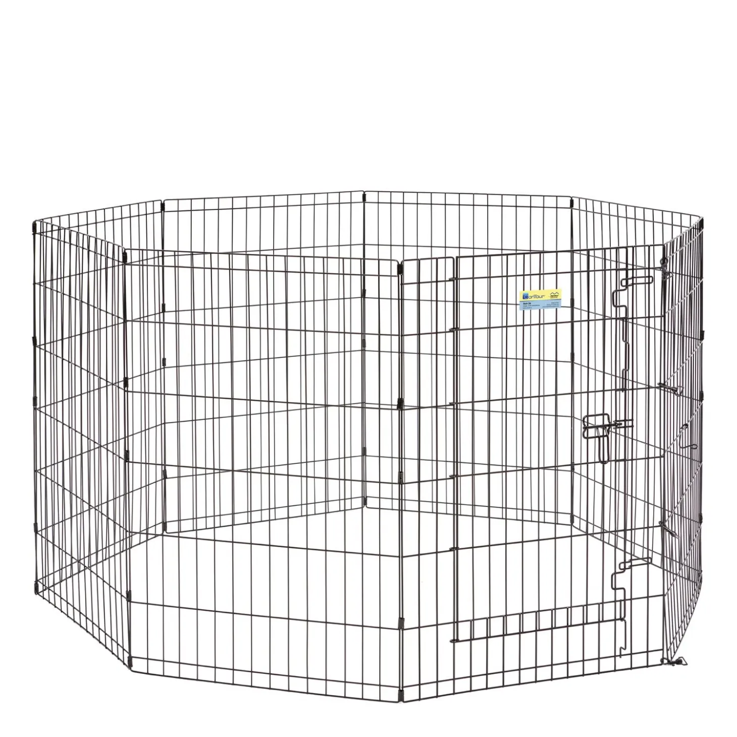 Exercise pen with door for dogs