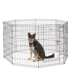 Exercise pen with door for dogs