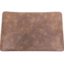 Faux Leather Placemat, Pecan