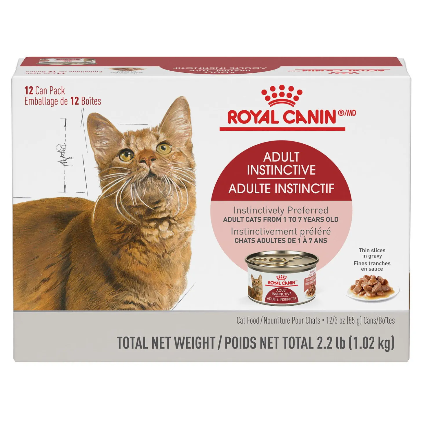 Feline Health Nutrition™ Adult Instinctive Thin Slices In Gravy Canned Cat Food