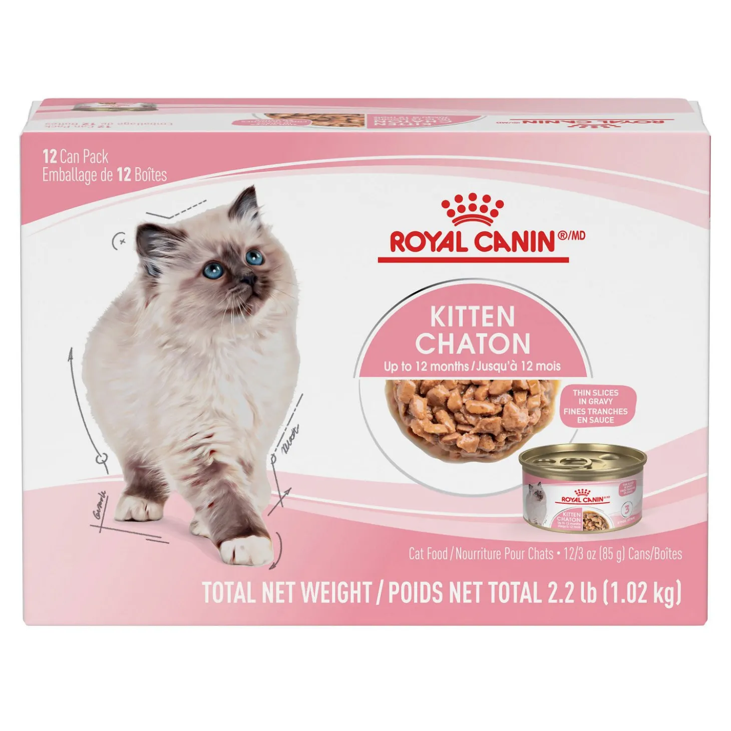 Feline Health Nutrition™ Kitten Thin Slices In Gravy Canned Kitten Food