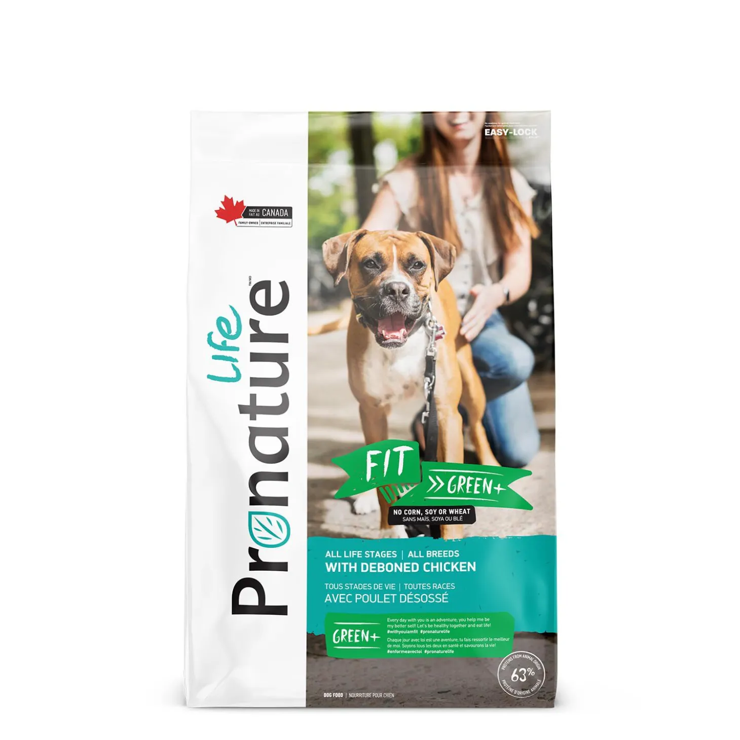 FIT Green+ dog formula, deboned chicken
