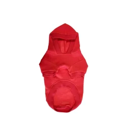 Fleece Hoodie with Matching Scrunchie, Cayenne