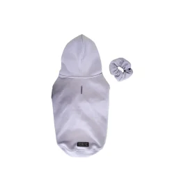 Fleece Hoodie with Matching Scrunchie, Cosmic Sky