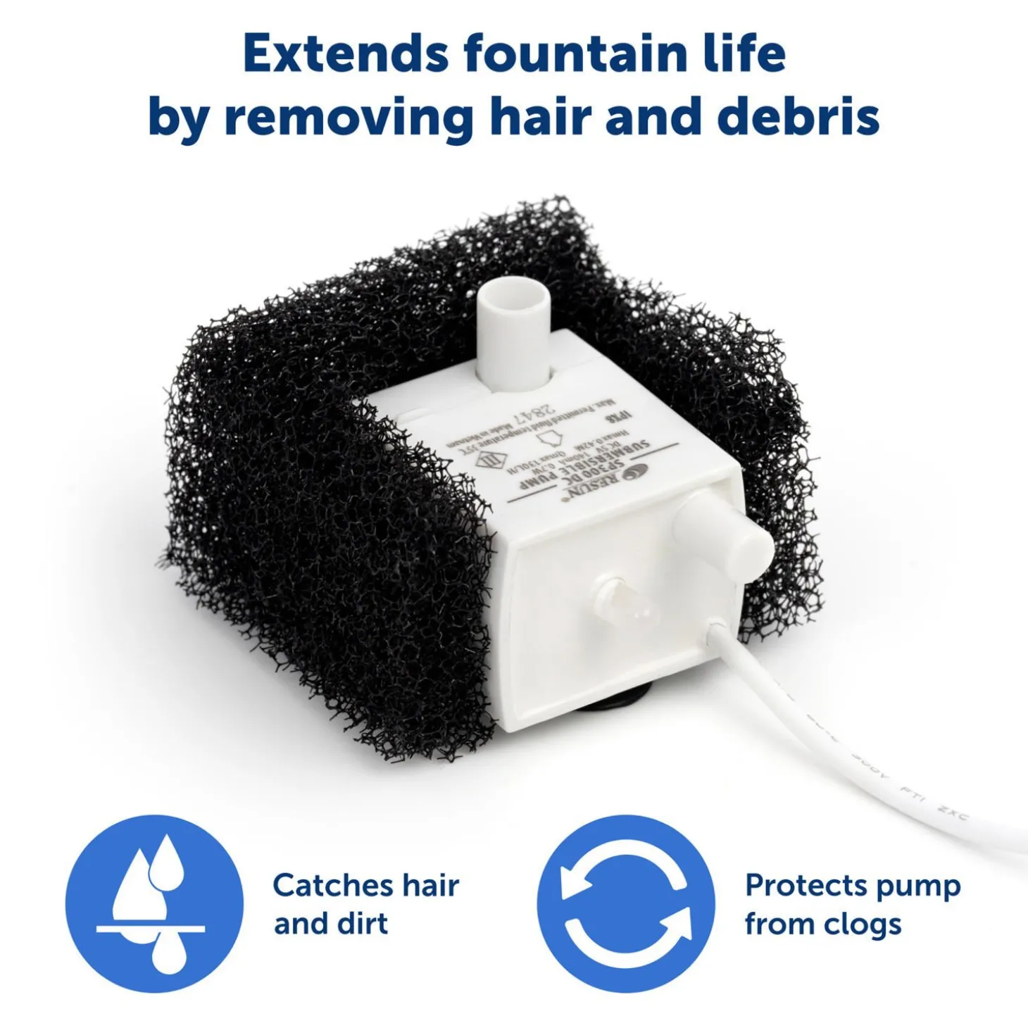 Foam Filter, 2 Pack