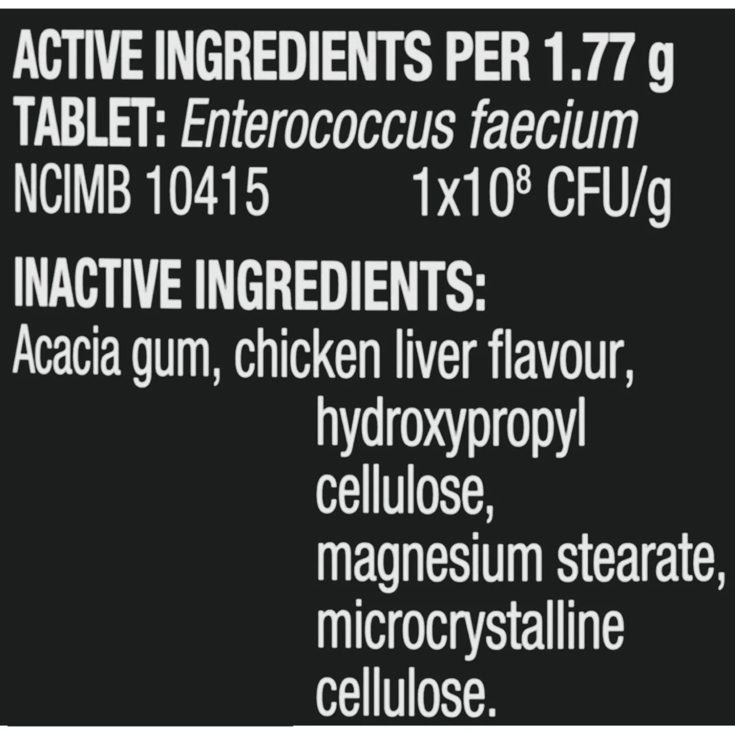 FortiFlora Canine Probiotic Tablets, 79 g