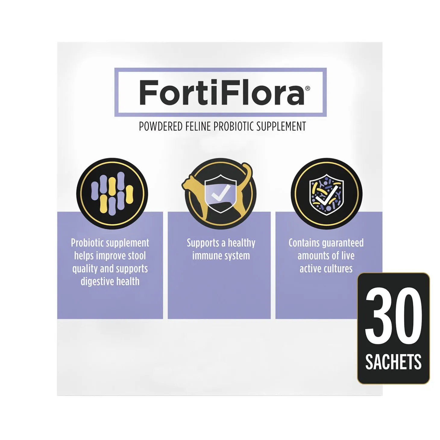 FortiFlora Powdered Probiotic Supplement for Cats, 30 g