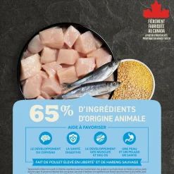 Free-Run Chicken and Wild-Caught Herring Dry Food Puppy Recipe, 10.2 kg