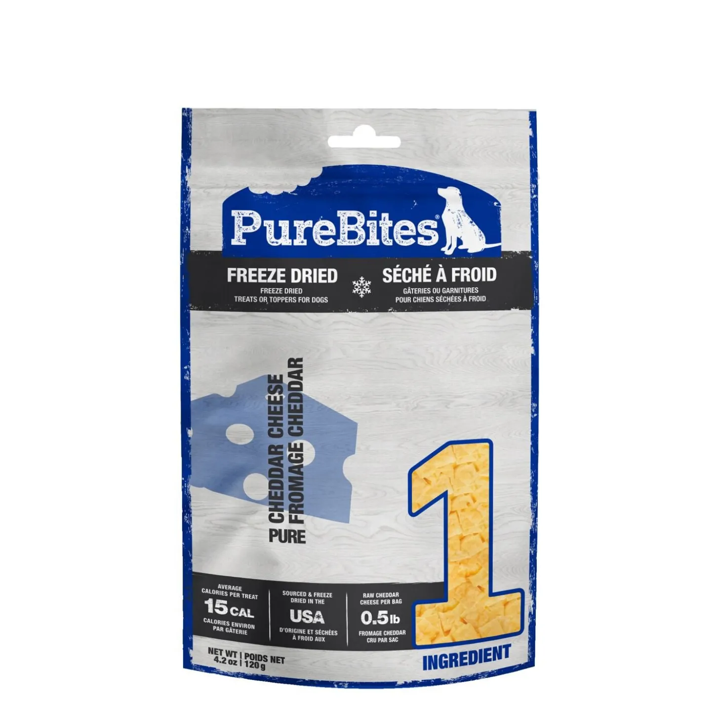 Freeze Dried Cheese Dog Treats, 120 g
