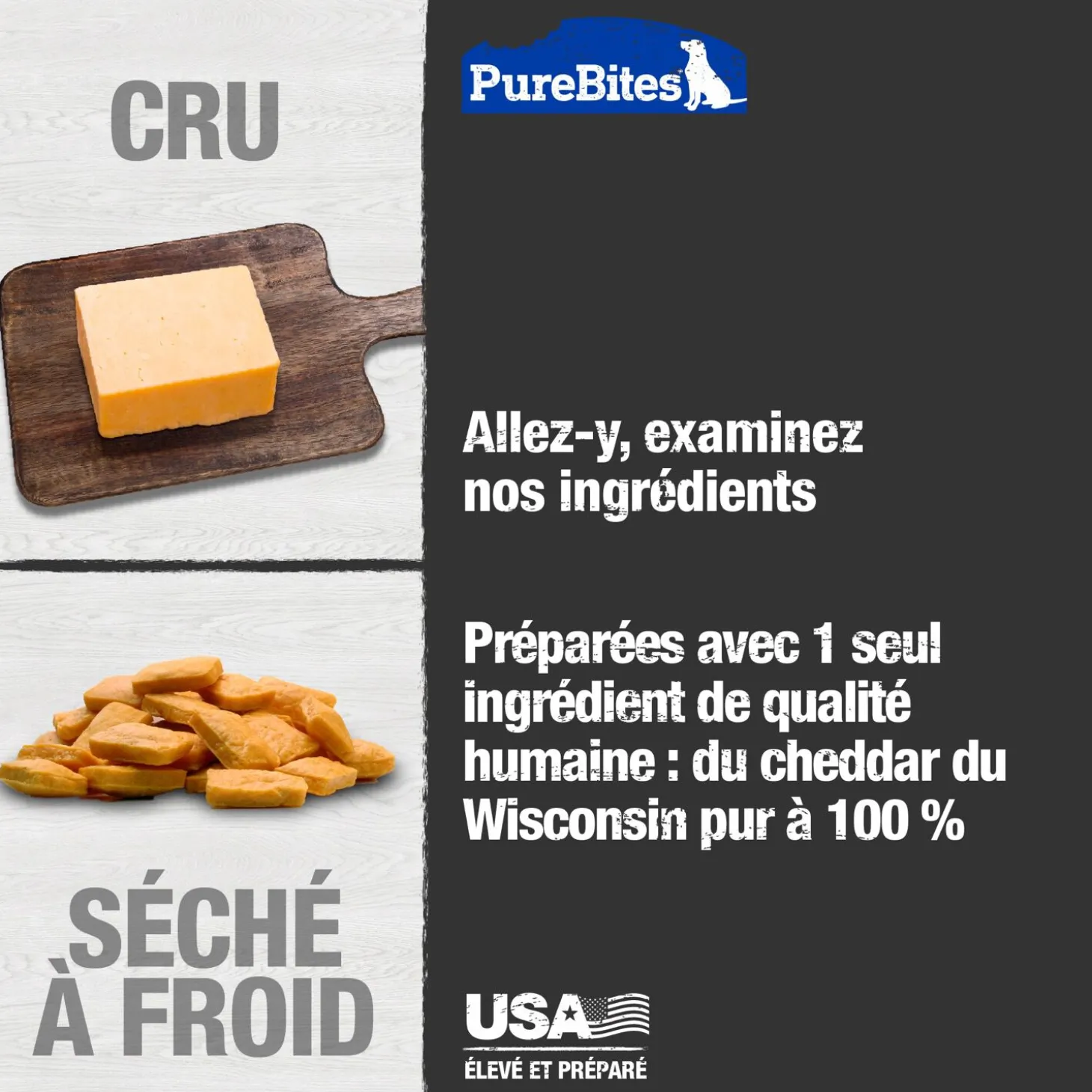 Freeze Dried Cheese Dog Treats, 120 g