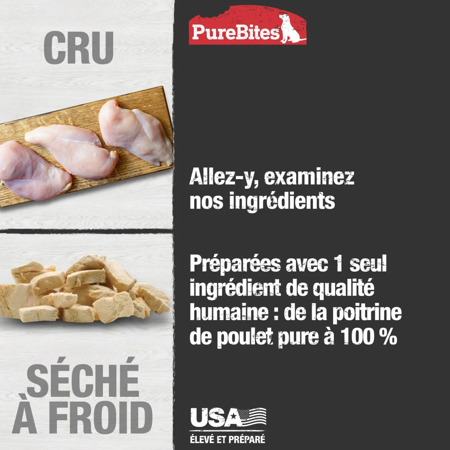 Freeze Dried Chicken Dog Treats, 330 g