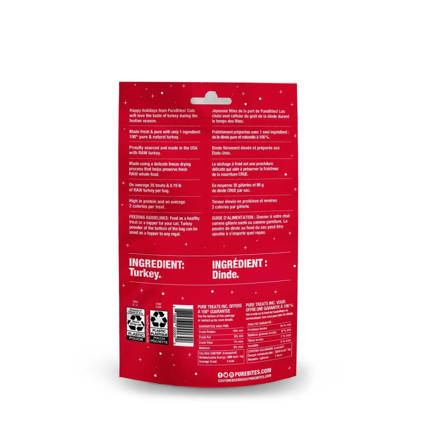 Freeze Dried Turkey Cat Treats, 23 g