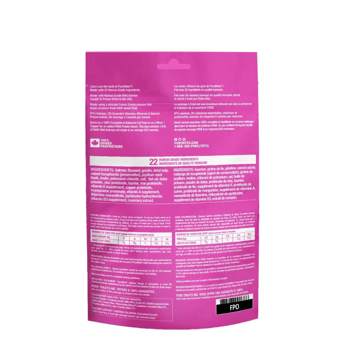 Freeze-dried Cat Recipe, salmon