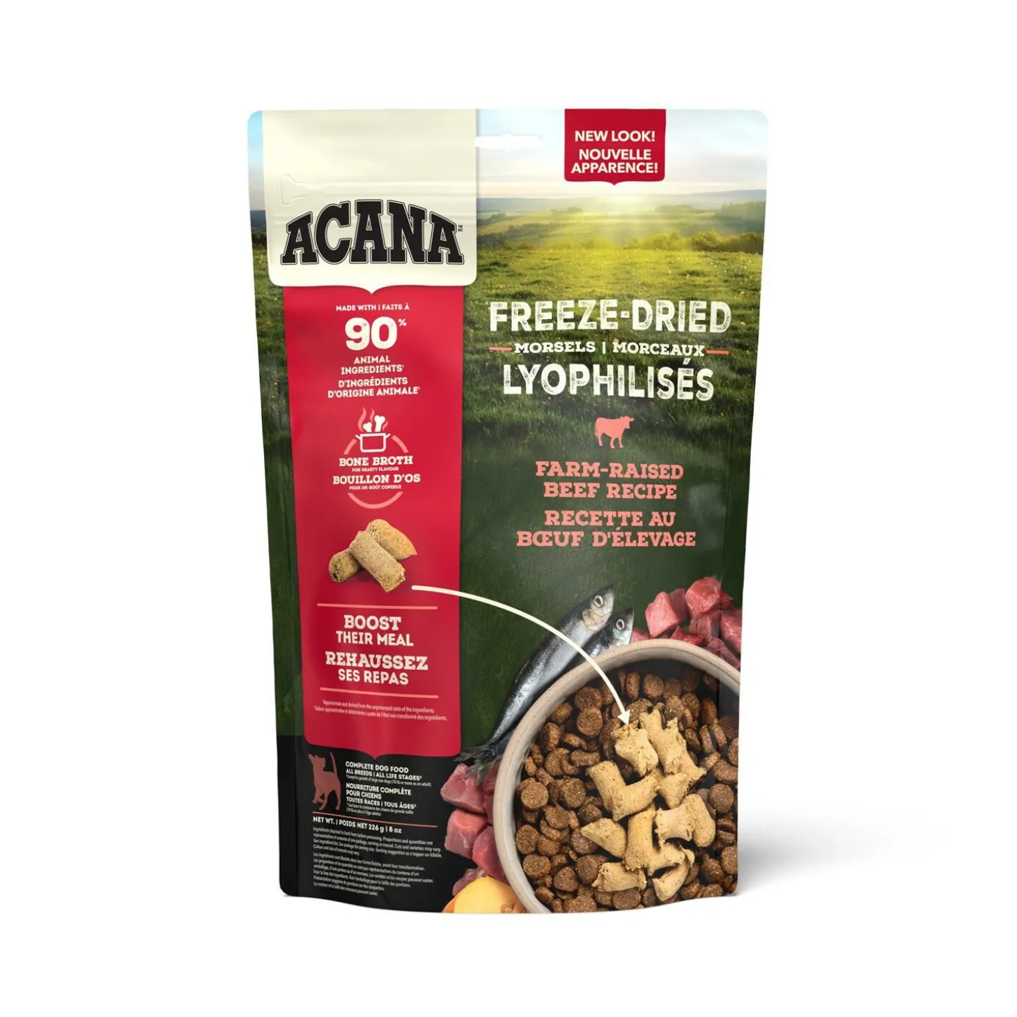 Freeze-Dried Morsels Ranch Raised Beef Recipe for Dogs, 227 g