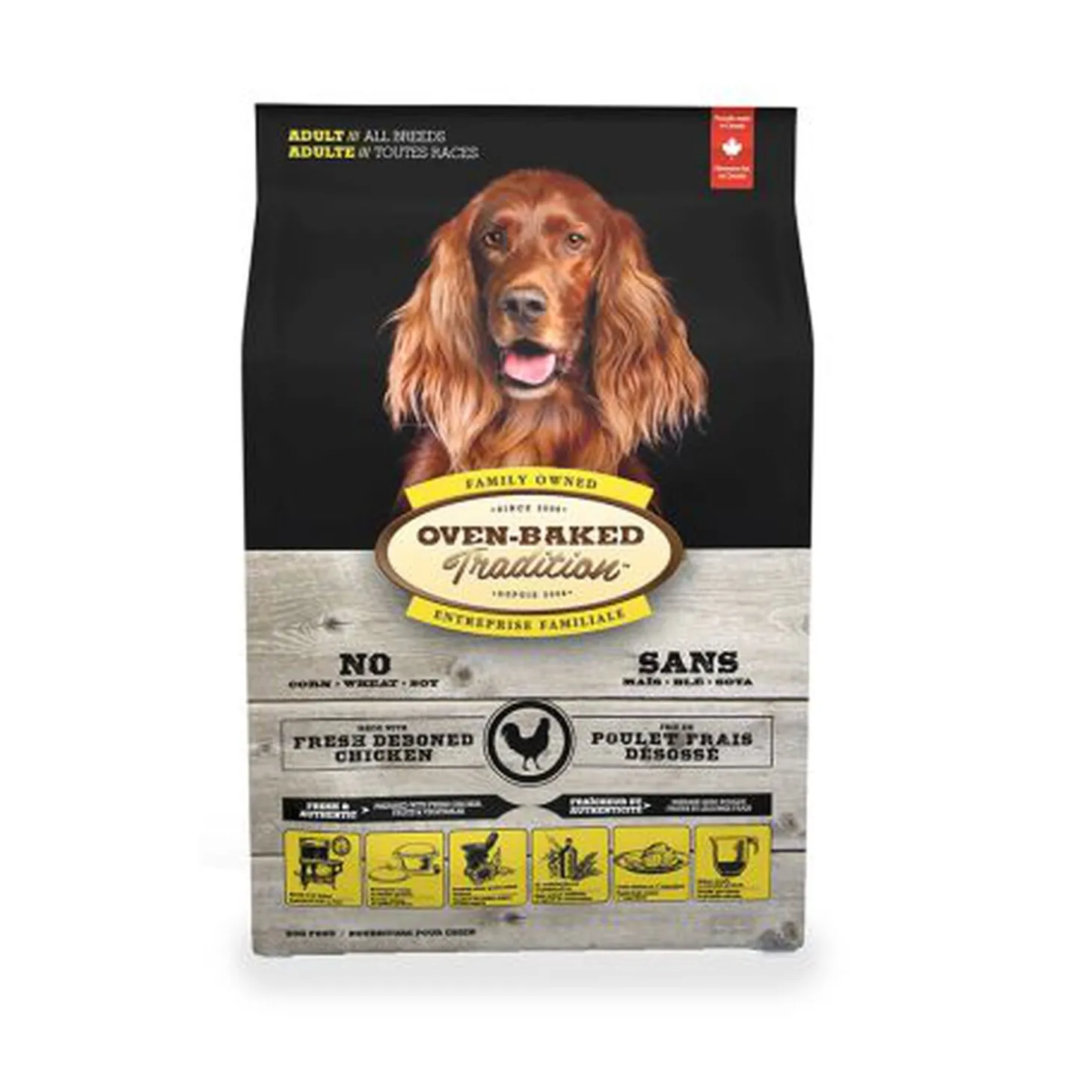 Fresh deboned chicken dry food for adult dogs
