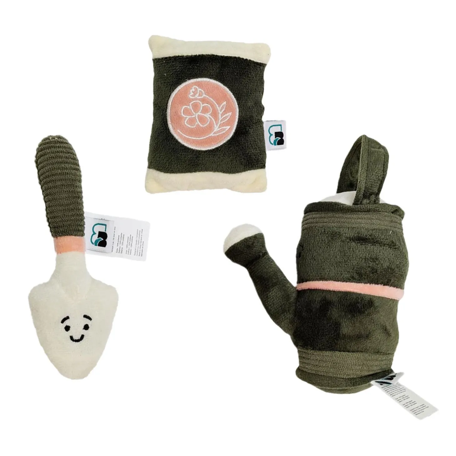 Garden Trio Plush Toys for Cats