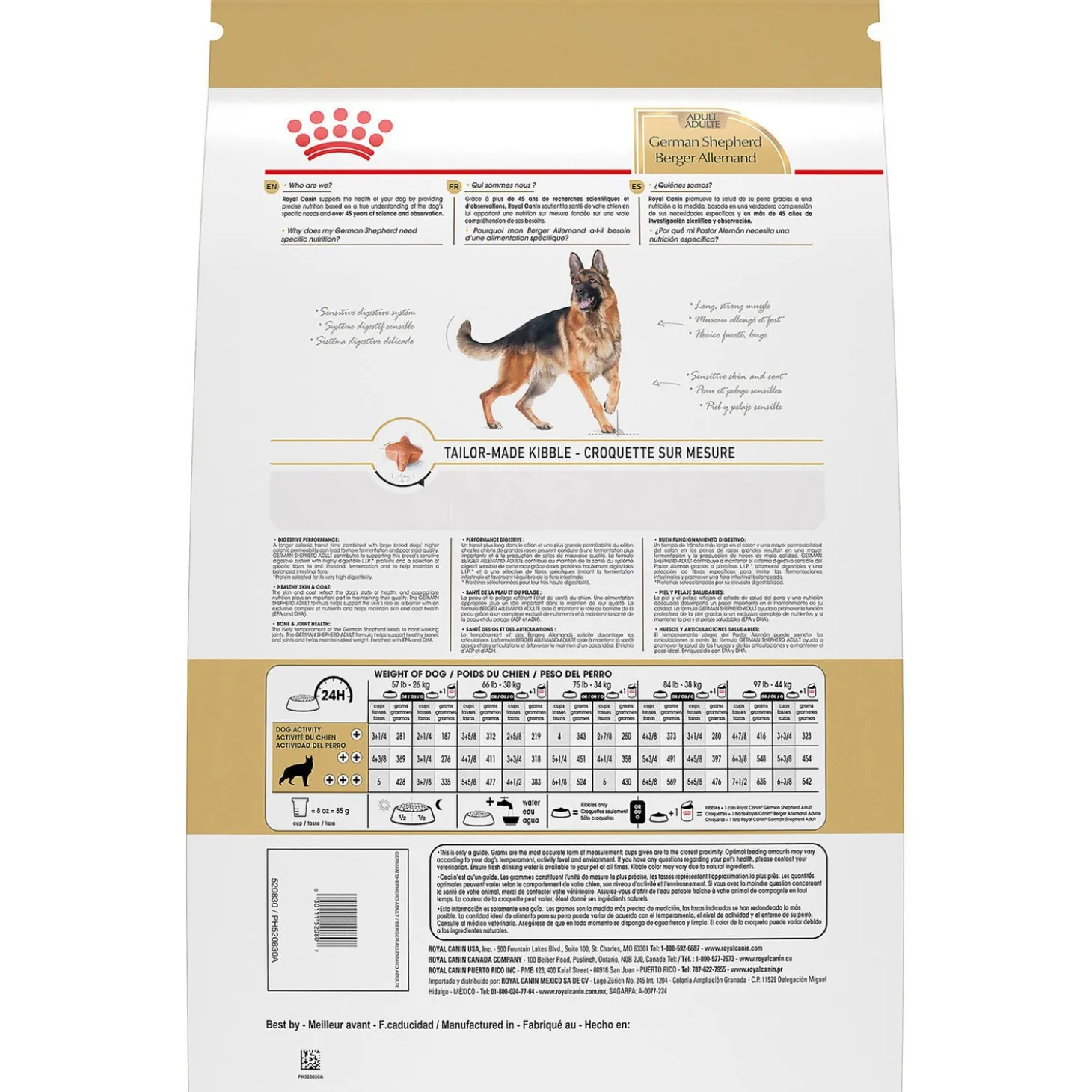 German Shepherd Adult Dry Dog Food