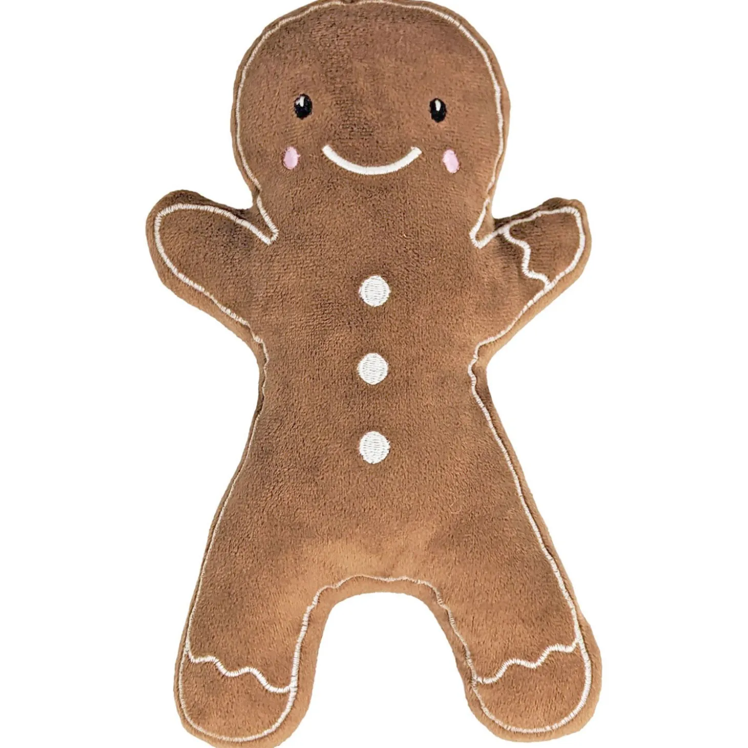 Gingerbread Plush Toy for Dogs