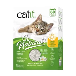 Go Natural! Bamboo Power Ultra-Light Clumping Cat Litter, Vanilla, 3.6 kg