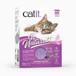 Go Natural! Pea Husk Clumping Cat Litter, Lavender