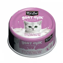 Goat Milk Gourmet White Meat Tuna Flakes & Crab Wet Cat Food