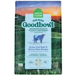 GoodBowl Grass-Fed Beef & Brown Rice Recipe Dry Dog Food