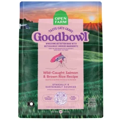 GoodBowl Wild-Caught Salmon & Brown Rice Recipe Dry Cat Food