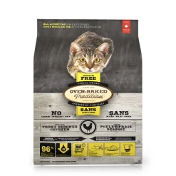 Grain free chicken dry food for adult cats