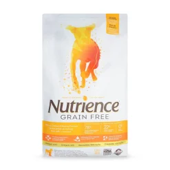 Grain free dry food for dogs, turkey, chicken, herring