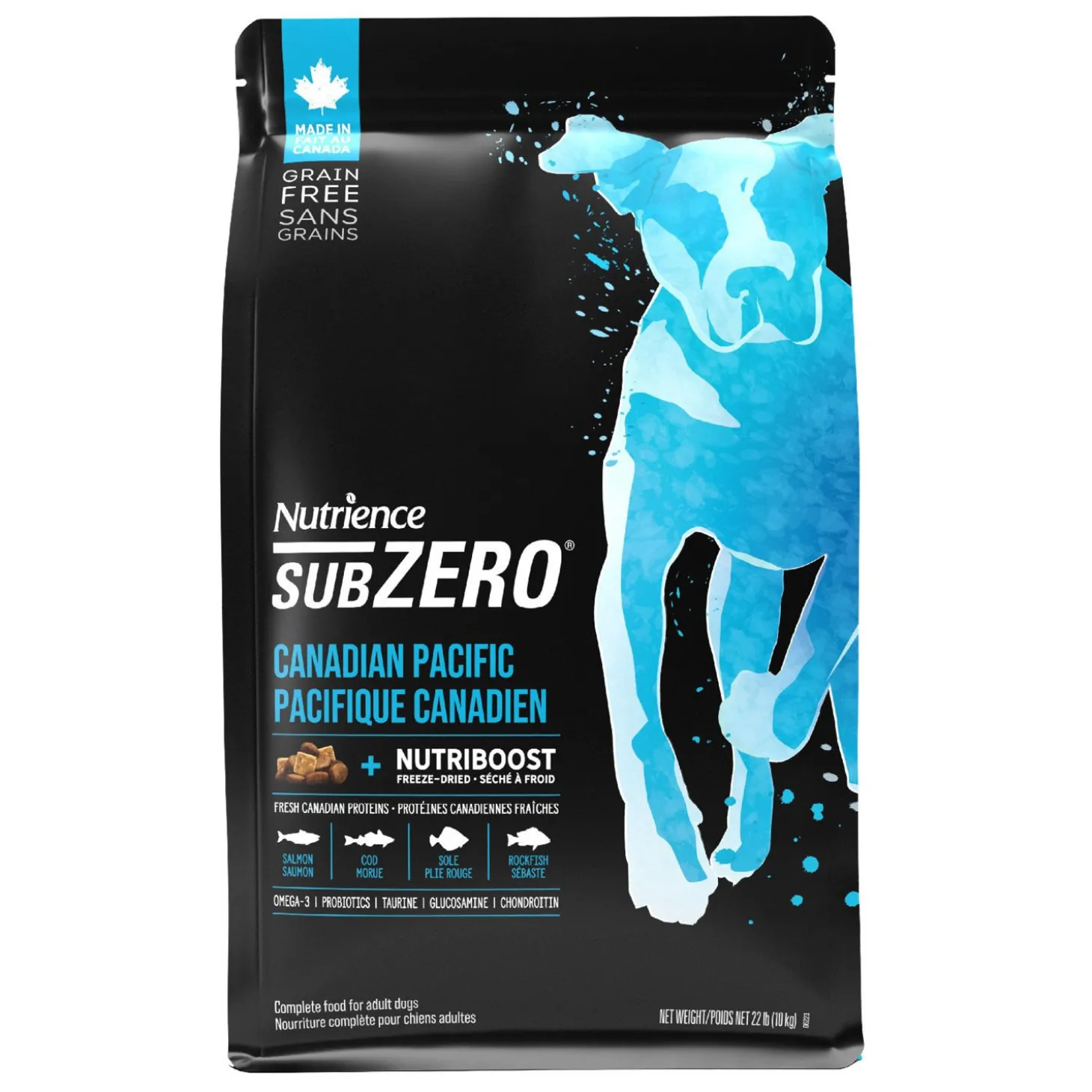 Grain free dryfood for adult dog, Canadian pacific formula